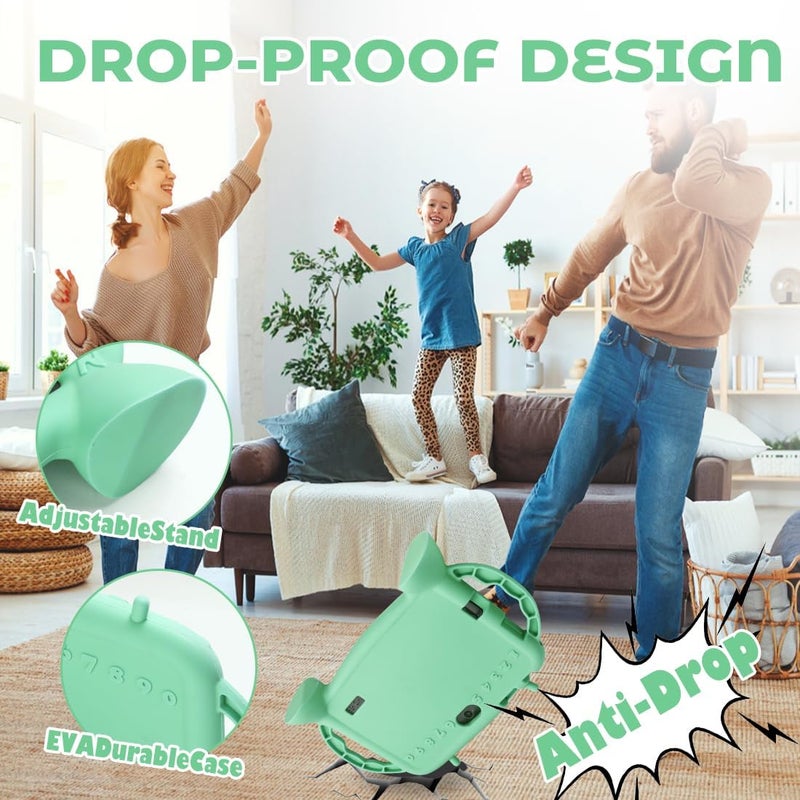 MengDash Kids Tablet 7 inch Android 11 for Toddler, 3GB RAM 32GB ROM Parental Control Dual Camera with Case for Educational (Mint Green) - Image 5